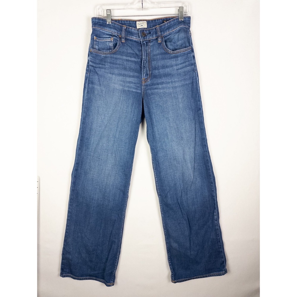 Faherty Feel Good Denim Wide Leg Jeans Size 29 Womens Medium Wash Organic